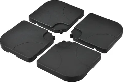 Obrázok produktu pre Sada závaží na slnečníky 21121, z HDPE, s možnosťou naplnenia do 80 kg, 4 ks