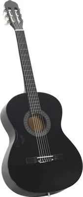 Obrázok produktu pre vidaXL 12-dielna sada klasickej gitary pre začiatočníkov Black 4/4 39"