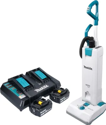 Produktbild von Makita DVC 560 PF2 Akku Staubsauger 36 V ( 2x 18 V ) 5 l Brushless + 2x Akku 3,0 Ah + Ladegerät