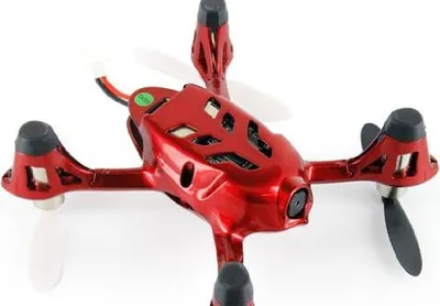 Produktbild von Hubsan X4 (H107C) 4 Kanal 2,4 GHz RC Quad Copter mit Kamera - Rot