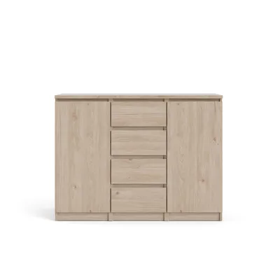 Image de Nada Sideboard 2 portes et 4 tiroirsReproduction Hickory.
