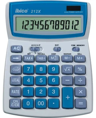Produktbild von Ibico Calculator 212X, Desktop, Standard, 200g, 140 x 184 x 15,5 mm