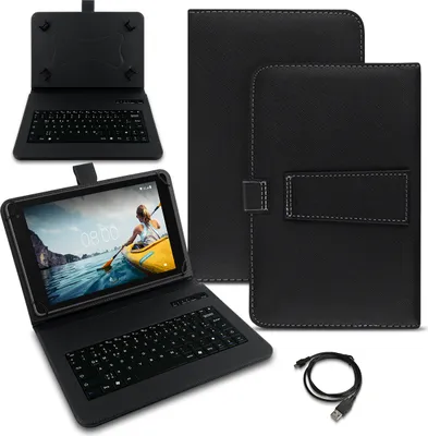 Produktbild von Schutzhülle Tastatur für Samsung Galaxy Tab A11+ Plus Tablet Hülle BluetoothFarben:Schwarz