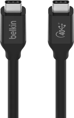 Produktbild von Belkin USB4 Kabel USB-C/USB-C 40Gb/s 100W 0,8m   INZ001bt0.8MK