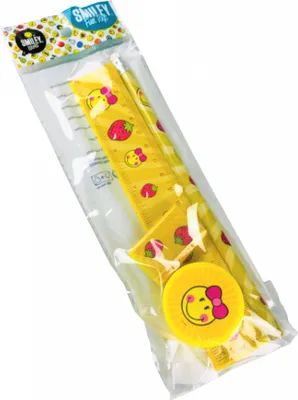 Image de Set d'écriture Smiley env. 23 x 8 cm