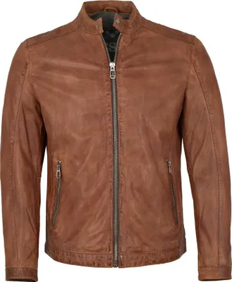 Produktbild von Milestone - Herren Lederjacke Lammnappa kupfer : 50