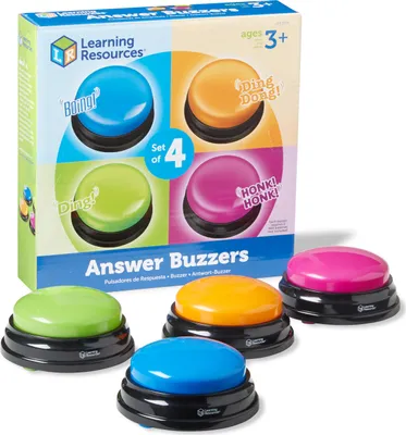 Obrázek produktu pro Learning Resources Answer Buzzers, 3 rok/roky, Zvuky, Nutné baterie, AAA, Vícebarevný