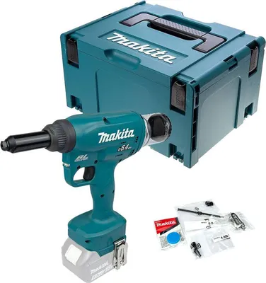 Produktbild von Makita DRV 250 ZJ Akku Blindnietsetzgerät 18 V 20 kN Brushless + Makpac - ohne Akku, ohne Ladegerät