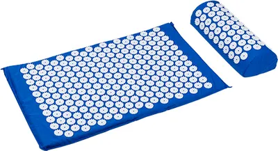 Produktbild von Akupunktur Entspannungskissen Massagekissen Nackenkissen Blau Weiß