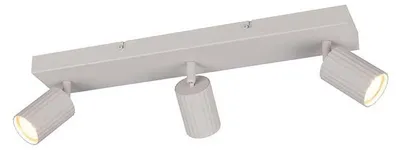 Obrázek produktu pro Stropní svítidlo, kov, šedé, 3 světla, otočné, D 50 cm