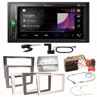 Produktbild von Pioneer DMH-A3300DAB DAB+ USB Einbauset für Opel Astra H Corsa D Zafira B Antara