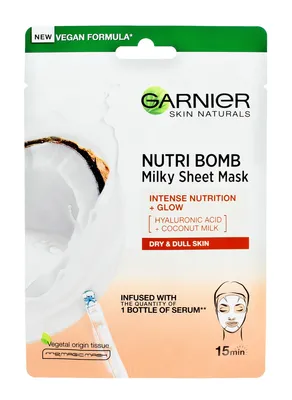 Obrázok produktu pre Maska na tkanine Garnier s kokosovým mliekom, 28 g