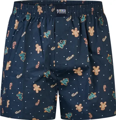 Produktbild von Happy Shorts Herren american Boxershorts XMAS Weihnachten Cookies, Farbe:Cookies, Grösse:S