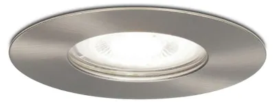 Image de HOFTRONIC - Spot LED encastrable 4W 345lm 6500K GU10 Rond IP65 inox