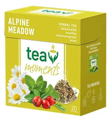 Obrázek produktu pro Tea Moments Alpine Meadow 34g (20 pyramid, bylinný čaj)