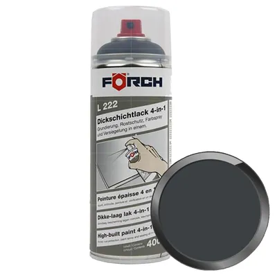 Produktbild von FÖRCH L222 Dickschichtlack 4in1 RAL 7016 ANTHRAZITGRAU 400ml Grundierung Rostschutz Versiegelung