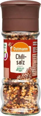 Obrázek produktu pro Ostmann chilli sůl aromatická intenzivní pálivost mlýnek na koření 80g