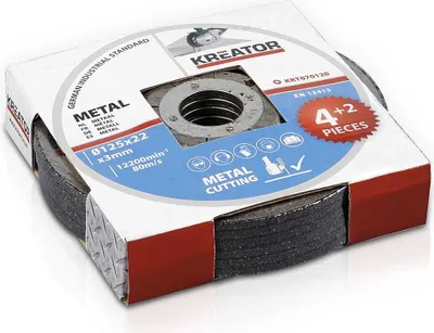 Image de Disques à tronçonner - métaux - Ø 125 x 2,5 mm - 6 pièces