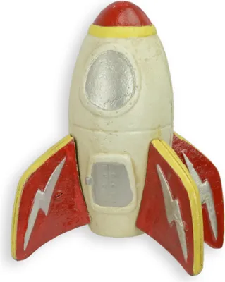 Produktbild von Spardose Rakete aus Gusseisen Replikat Retro Design Dekoration