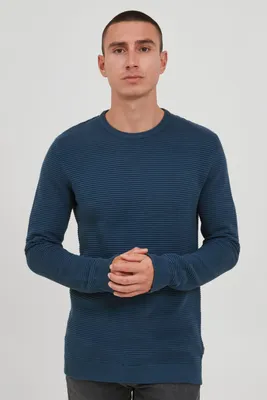 Produktbild von SOLID SDNicholas Herren Strickpullover Feinstrick Pullover aus 100% Baumwolle