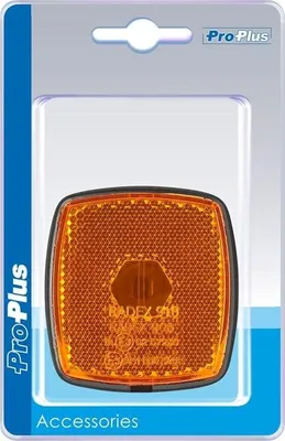 Obrázek produktu pro Boční obrysová lampa jantarová 66x62mm v blistru