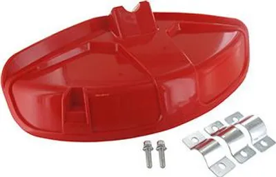 Image de Carter De Protection Universel Pour Débroussailleuses à Dos. Adaptable Sur Tubes De 24, 26 Et 28mm De Diamètres. Avec Coupe Fil.