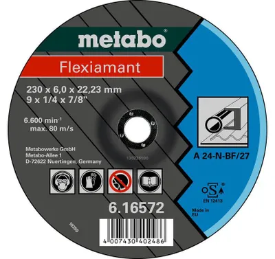 Produktbild von Metabo  Flexiamant 125x6,0x22,2 Stahl, 616730000