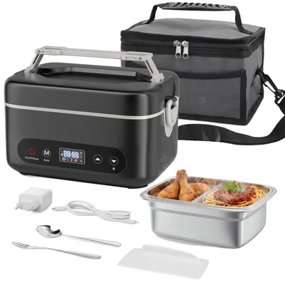 Produktbild von Elektrische Lunchbox, 1,2 l Kapazität, einstellbare Heizmodi, GRAU