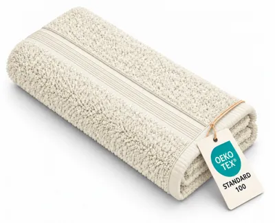 Produktbild von Handtuch 500g/m² Gästehandtuch 30 x 50 cm Naturweiss Hohe Qualität Neu/OVP