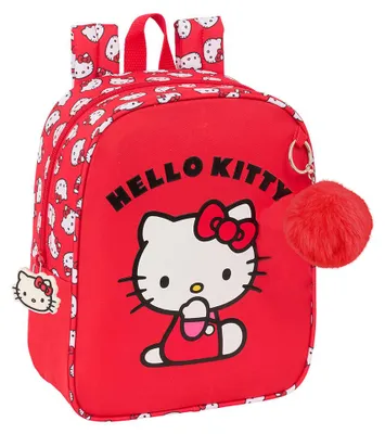 Image de Safta 612516232 Mini Hello Kitty Iconic 6l 27x33x10 Cm Sac à dos Rouge Rouge One Size