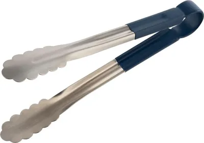 Produktbild von APS 75868 Universalzange SPECTRA, Edelstahl mattiert, Griff PVC-beschichtet blau, Länge 30 cm, HACCP konforme Kennzeichnung