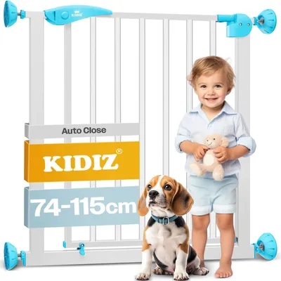 Produktbild von Kidiz® Türschutzgitter ✓ Absperrgitter ✓ Treppengitter ✓ Kindergitter | Gitter Haustier |