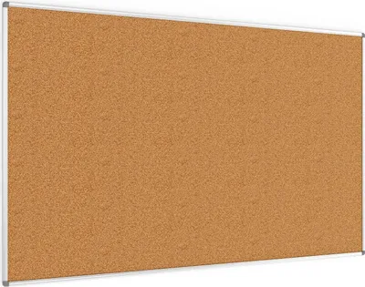 Immagine prodotto di Bacheca in sughero (cornice in alluminio) 200x120 cm
