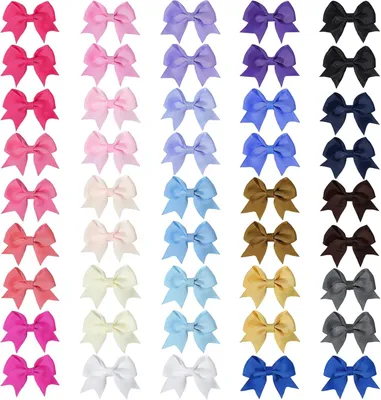 Image de Pinces à cheveux pour filles, lot de 45 pièces, couleurs vives, petites barrettes françaises, pour enfants