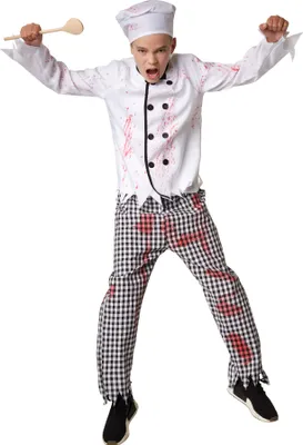 Produktbild von dressforfun® Jungenkostüm Gruseliger Zombie Koch