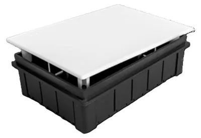 Produktbild von Anschluss- und Abzweigdose Einbau C36 mit Kunststoffklammer 170 x 110 x 50 mm Weiß