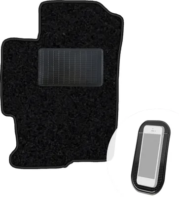 Produktbild von moto-MOLTICO Fahrer Fußmatte Auto Velours Fahrerseite Autoteppiche Schwarz Fahrermatte 1-teilig passend für Mazda 6 I 2002-2007
