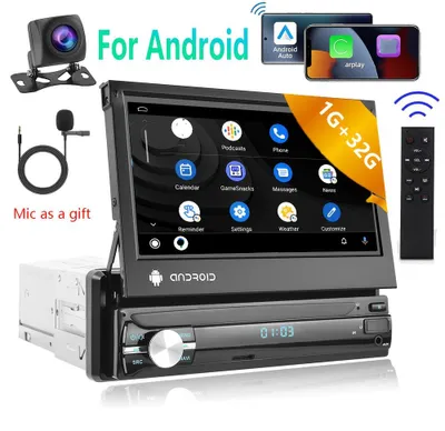 Produktbild von Android 1 DIN Autoradio – Autoradio – Multimediasystem – Navigationssystem – Armaturenbrettradio
