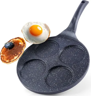 Produktbild von Orion | Pfanne - Eierpfanne - Ø 27 cm - 4 Öffnungen - Antihaftbeschichtung - Energiesparend
