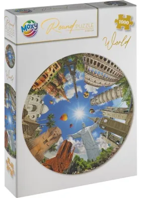 Obrázek produktu pro MOXY Rundpuzzle World, 1000 dílků