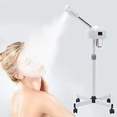 Produktbild von Gesichtsdampfer Gesichtssauna Ozon Bedampfer Vapozon Gesicht Facial Steamer Dampfgerät für Zuhause Salon SPA Kosmetikstudio