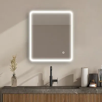 Image de Miroir LED rectangulaire avec rétroéclairage MIRALUX