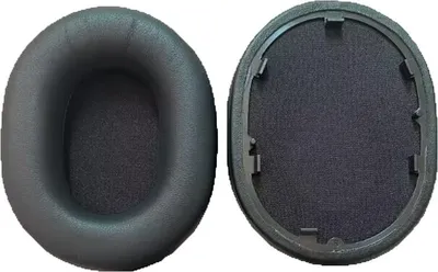 Obrázok produktu pre INF 2 ks Náušníky - Jahňacia koža s ladiacou bavlnou pre Sony WH-1000XM5 a XM6 čierna