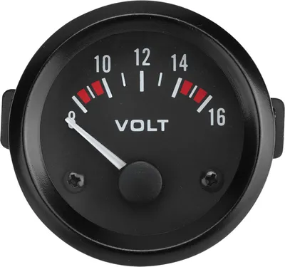 Zdjęcie produktu dla Uniwersalny woltomierz samochodowy 12V 52mm/2in Miernik napięcia 8-16V BX100007