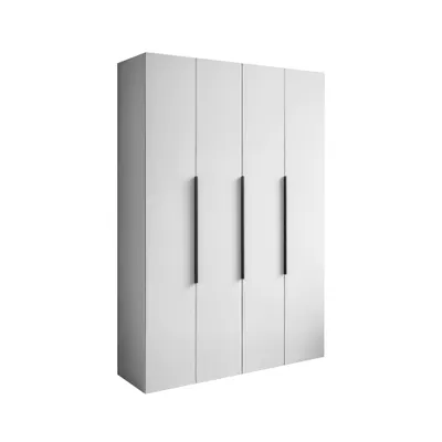 Produktbild von Drehtürenschrank Kleiderschrank Schrank 160 cm weiß farben viertürig