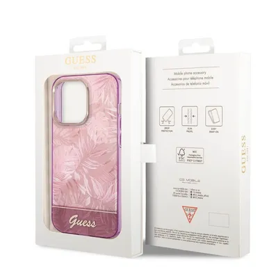 Obrázek produktu pro Guess, Ochranné pouzdro Jungle Apple iPhone 14 Pro Max, růžové