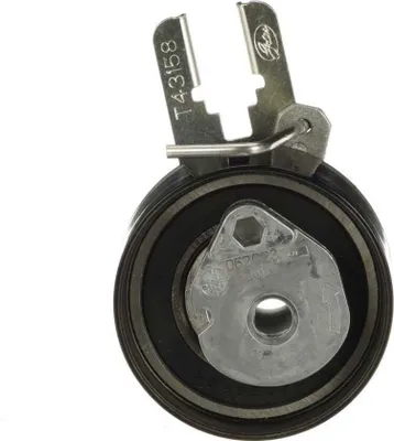 Produktbild von GATES T43158 Spannrolle Zahnriemen Ø60mm für FORD Fiesta Mk6 Schrägheck (JA8, JR8) Fiesta Mk5 Schrägheck (JH1, JD1, JH3, JD3) Focus II Schrägheck