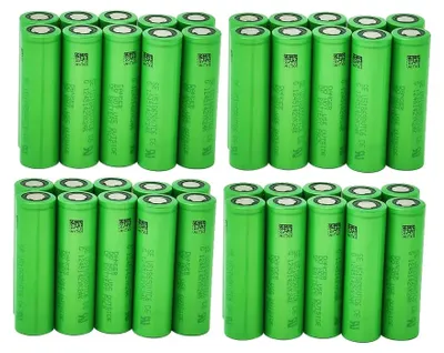 Zdjęcie produktu dla Bateria litowo-jonowa, 3,7V, pojemność 3000mAh, model VTC6, 40 sztuk