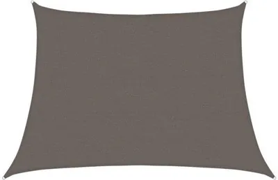 Immagine prodotto di Tenda da sole trapezoidale - 4/5 x 3 m - Antracite - 160 g/m² HDPE - Protezione UV al 90% - Traspirante e impermeabile - Per giardino, terrazza e balcone