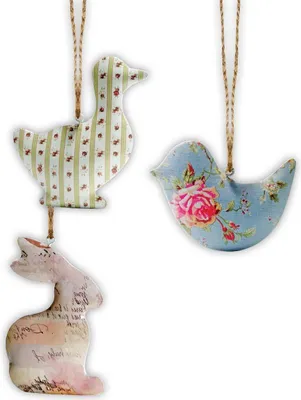 Produktbild von 3er-Set Deko-Anhänger »Fröhliche Ostern«
